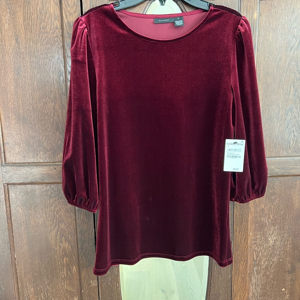 Halogen Velvet Top - M - Picture 4 of 7